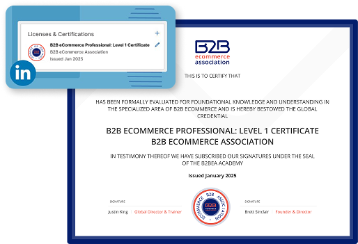 B2B eCommerce Professional certification