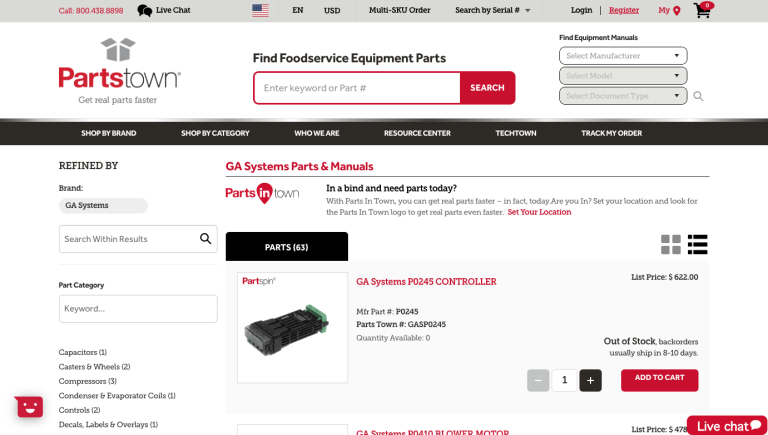 B2b-marketplace-example-partstown