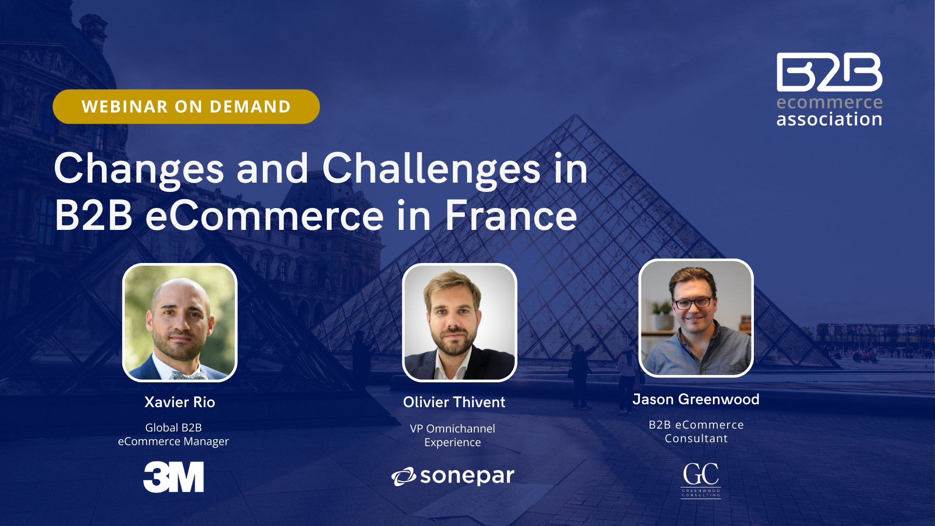 Webinar about b2b ecommerce in france