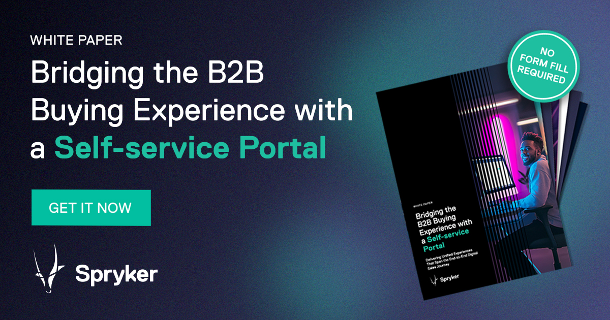 Bridging the B2B Buying Experience with a Self-service Portal – Whitepaper